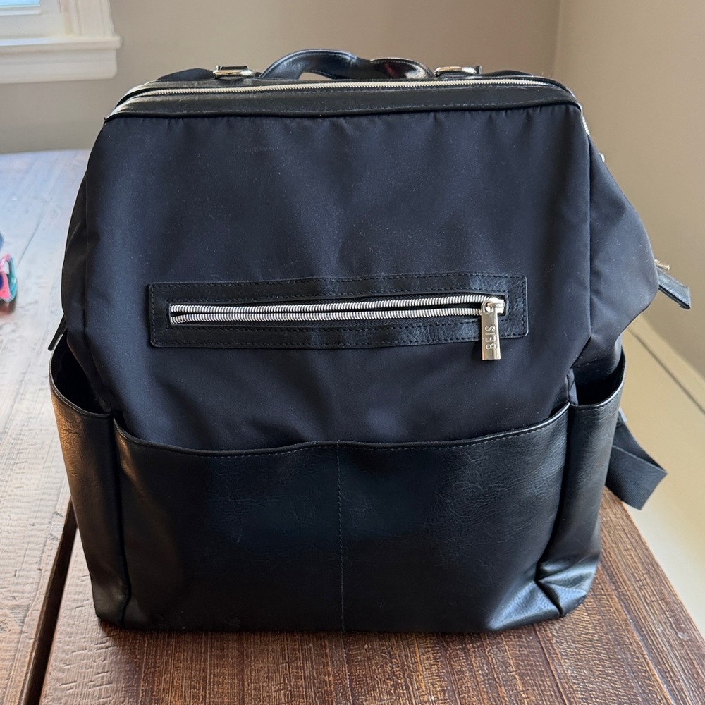 BEIS Diaper Bag Backpack- black